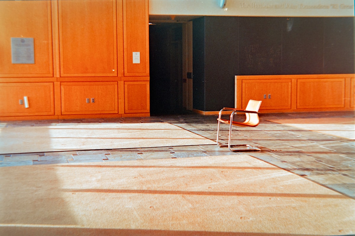 Greycliff Rooms — a quiet room and a single chair